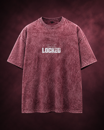 Target Locked Acid Washed Oversized T-Shirt