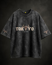 Tokyo Acid Wash Oversized T-Shirt