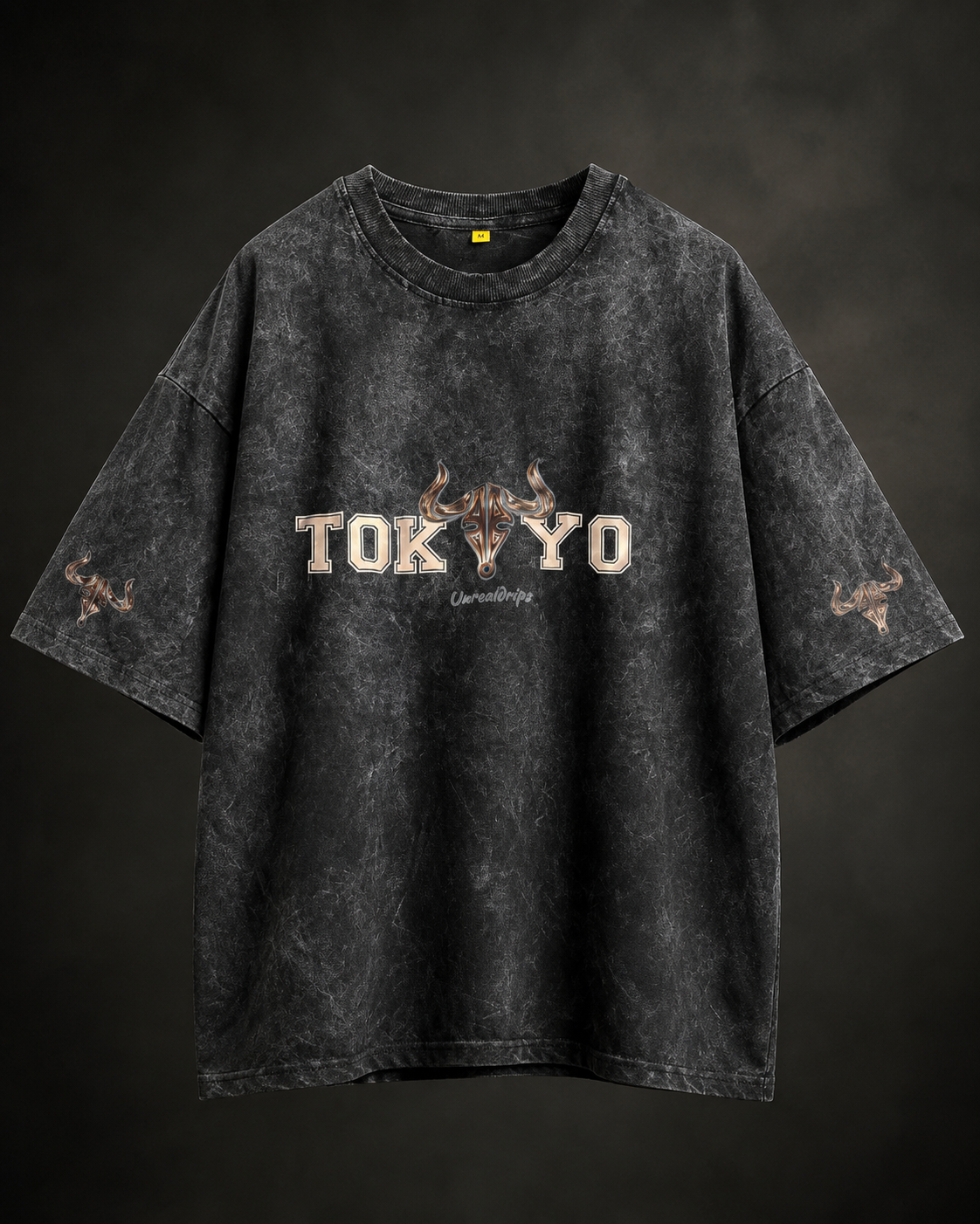 Tokyo Acid Wash Oversized T-Shirt