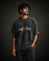 Tokyo Acid Wash Oversized T-Shirt
