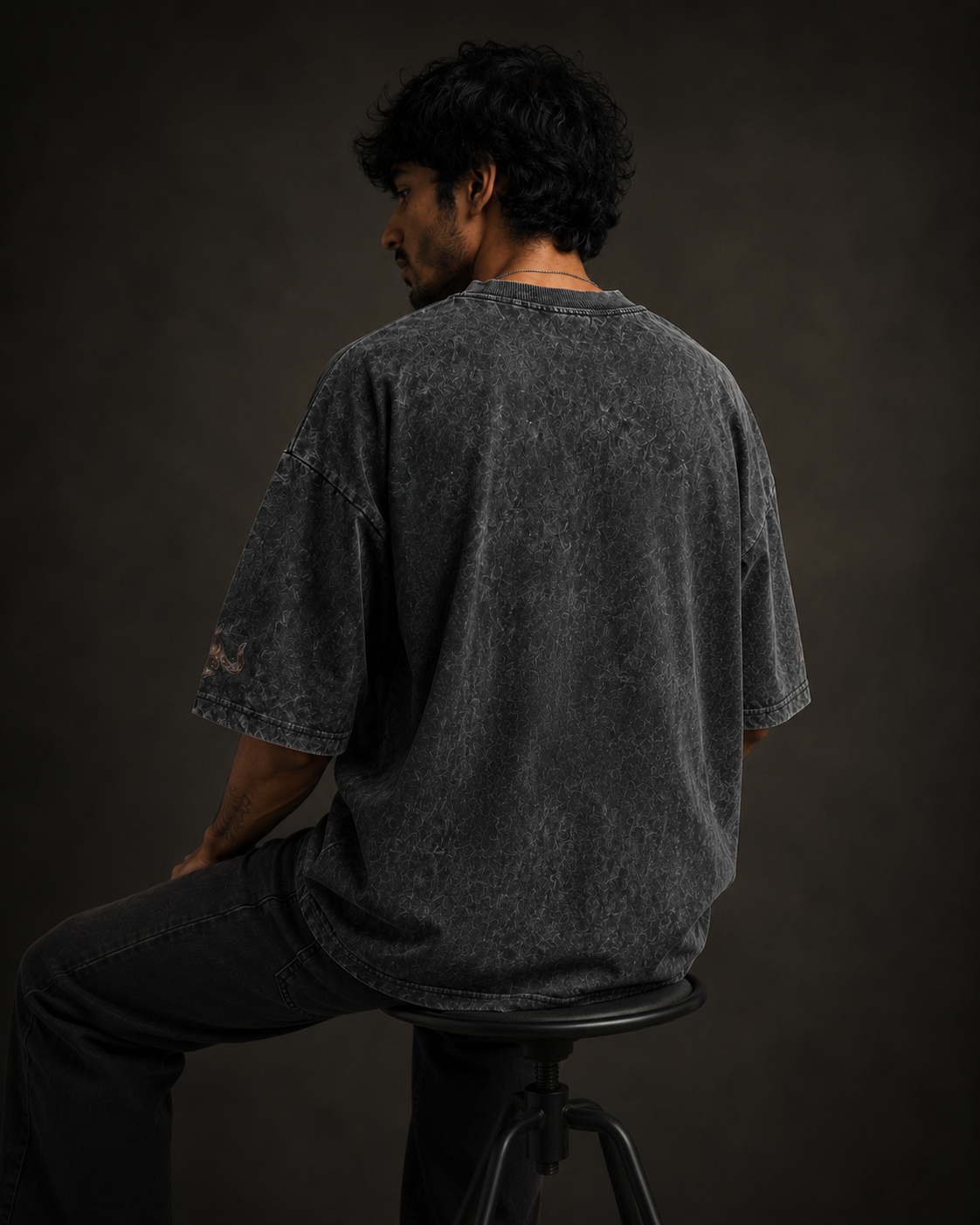 Tokyo Acid Wash Oversized T-Shirt