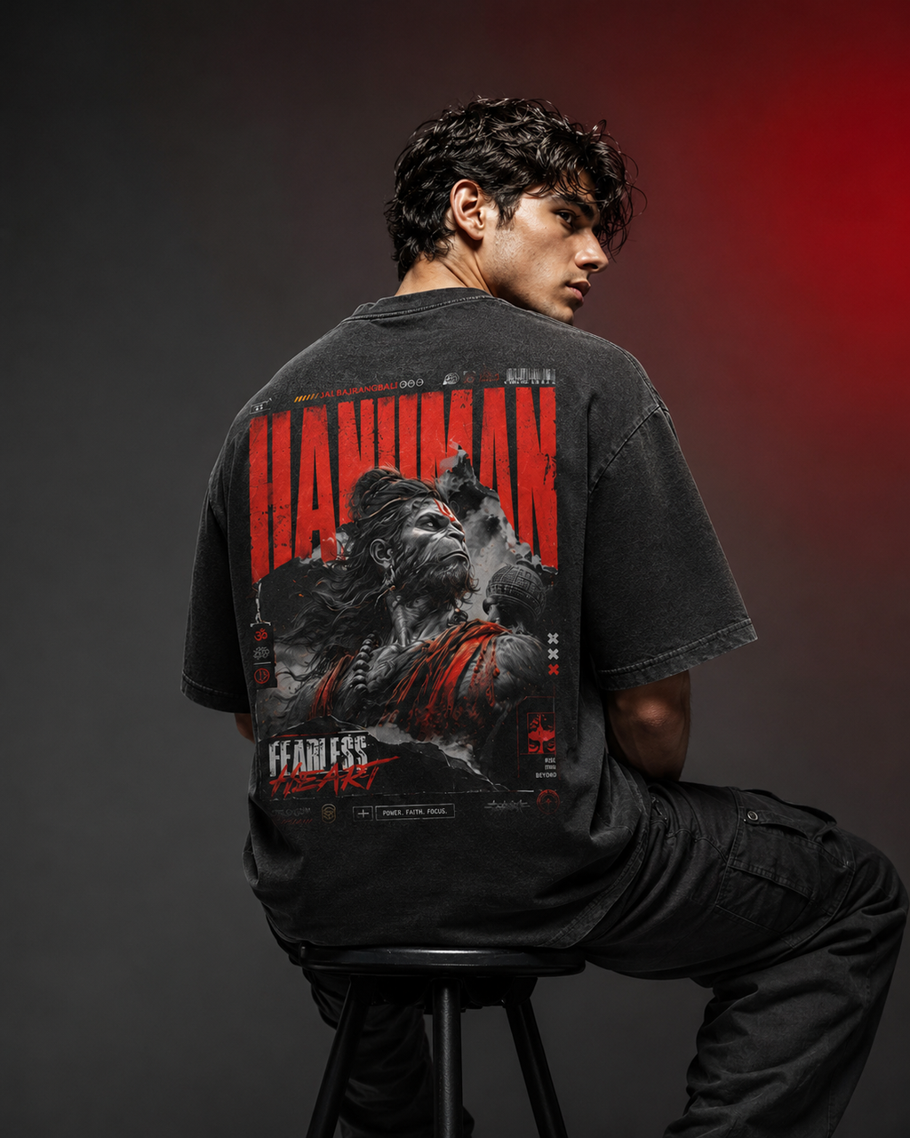 Hanuman Oversized T-Shirt